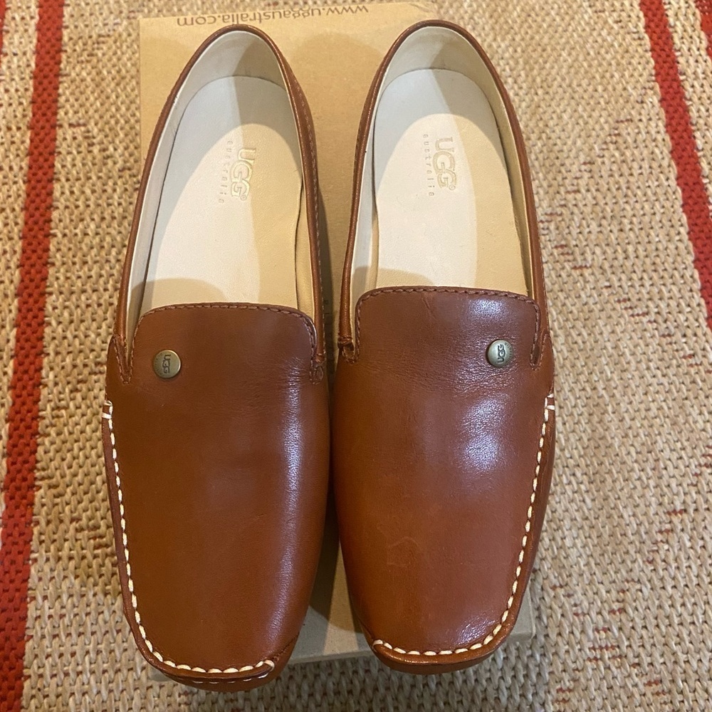 UGG Brown Leather Loafers